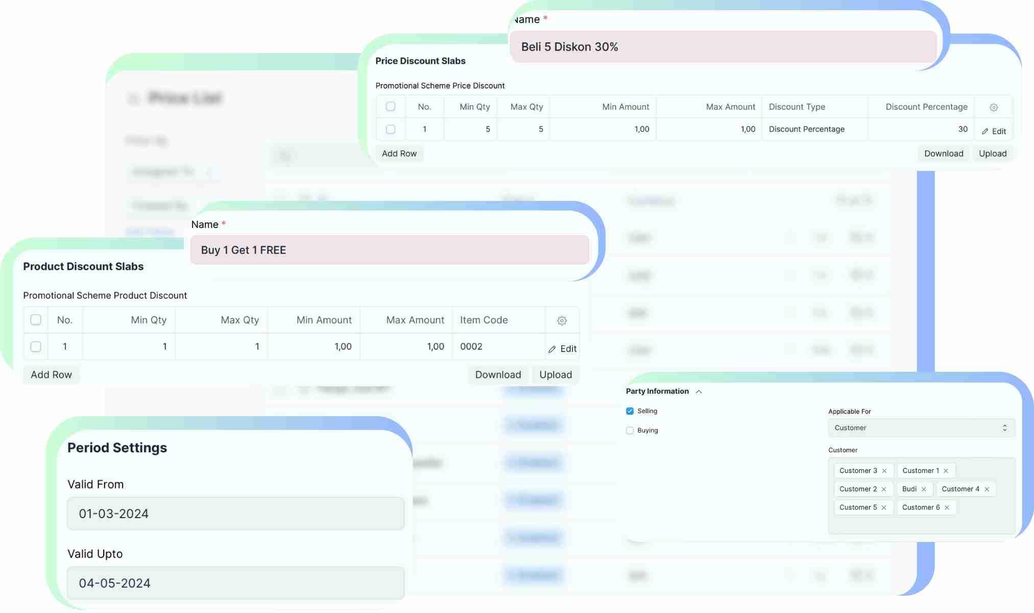 Kelola berbagai skenario diskon dengan mudah (Promotional Scheme)